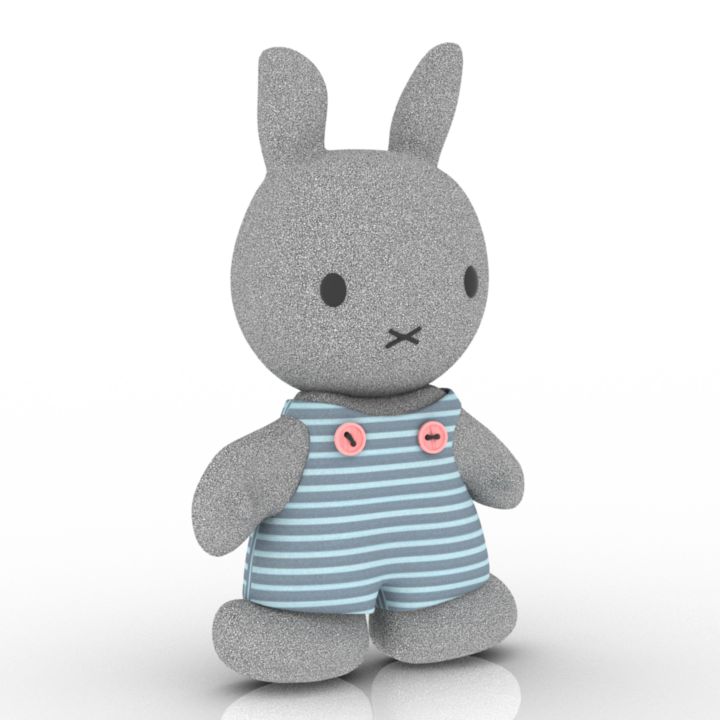 rabbit toy 2 3D Model Preview #ec94eb09