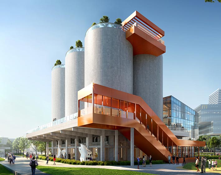 Gate M West Bund Dream Center by MVRDV, Shanghai, China