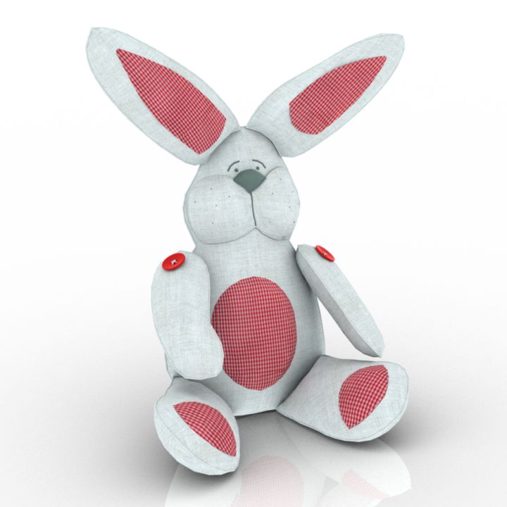 rabbit toy 3D Model Preview #6e099428