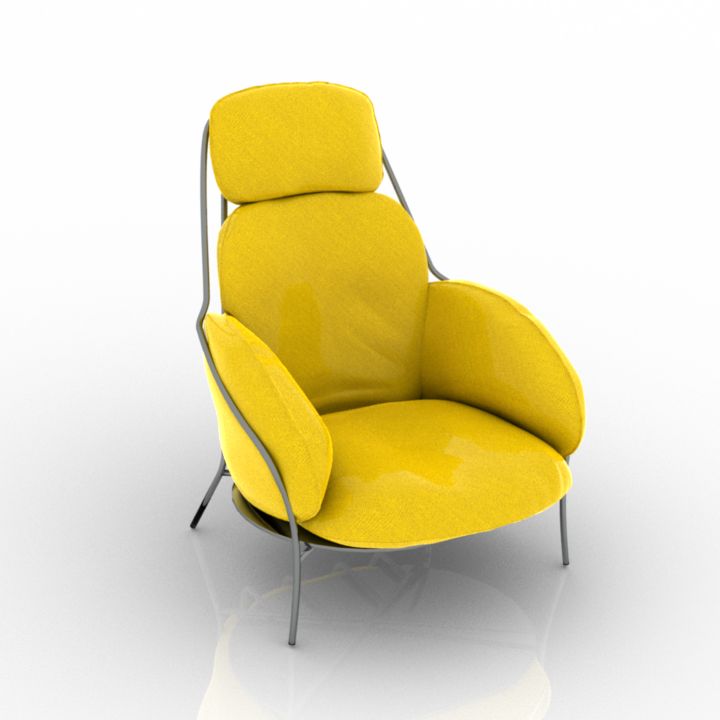 paffuta by luca nichetto armchair 3D Model Preview #dcb5e83a