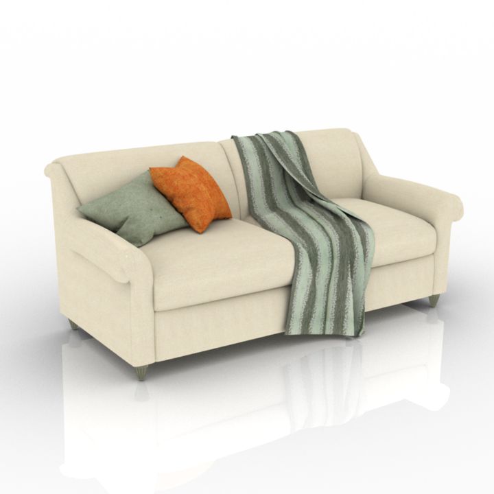 sofas & sectionals 2521 by a rudin 3D Model Preview #87c2633e