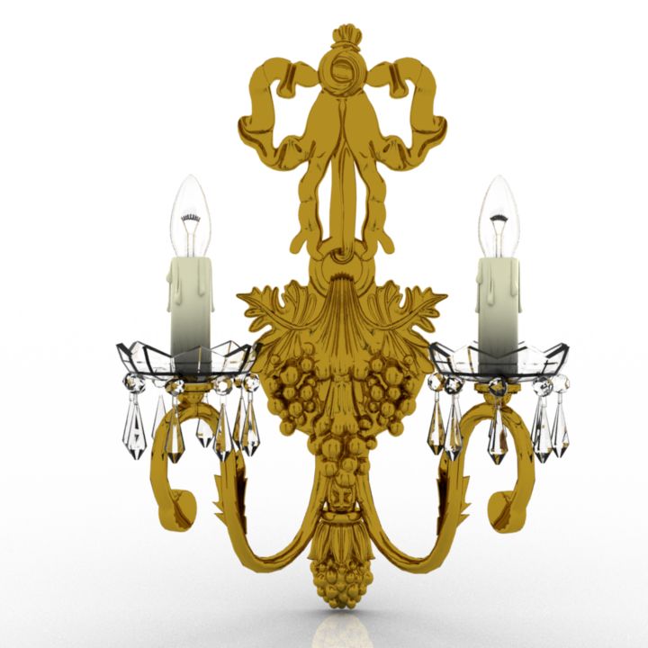 Sconce 3D model large preview