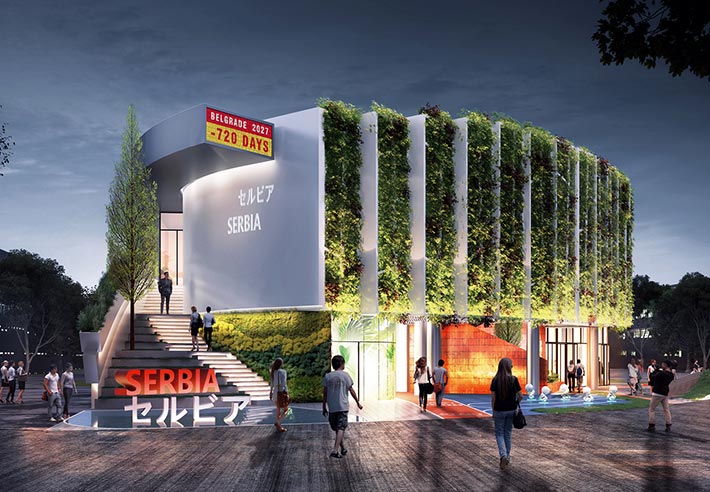 Serbia Pavilion at EXPO 2025, Osaka, Japan