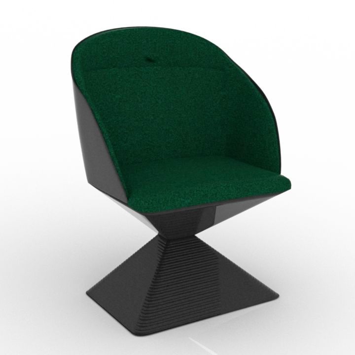 tom dixon pivot chair 3D Model Preview #b2be3ceb