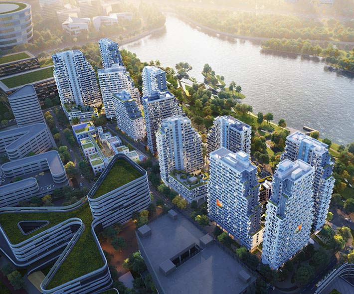 Tencent P5 residential complex by MVRDV, Shenzhen, China