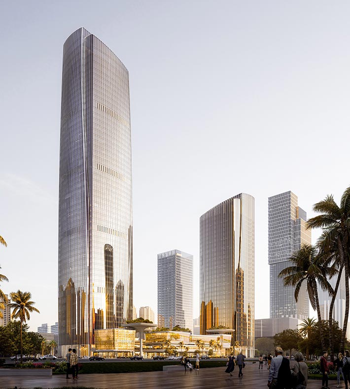 Dayingshan CBD by Aedas, Haikou, China