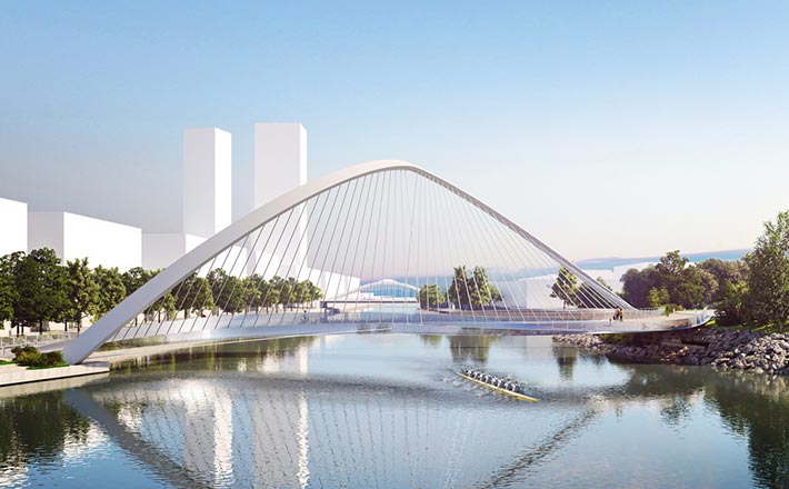 Equinox Bridge by WilkinsonEyre, Toronto, Canada