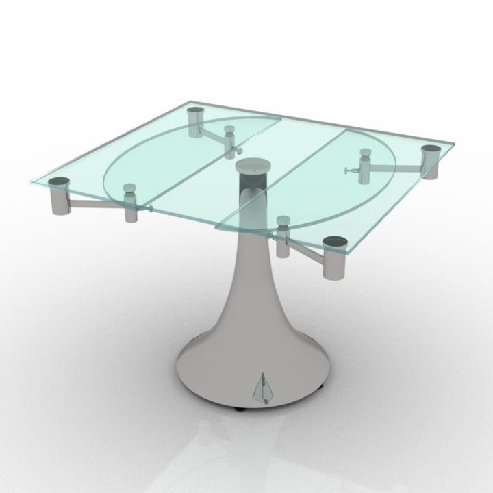 Table 3D model large preview