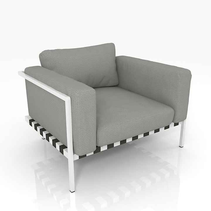 Armchair 3D model large preview