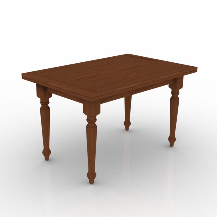 tiferno mobili table 2462 3D Model Preview #fdbb0576