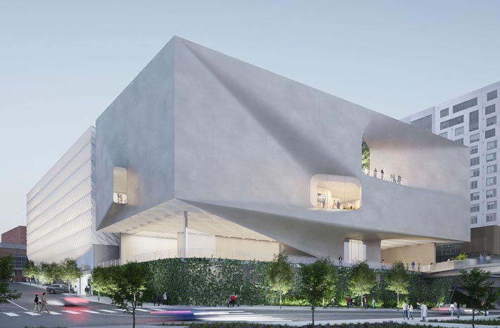 The Broad museum expansion, Los Angeles, CA, USA