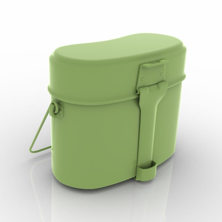 Flask 3D model large preview
