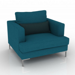 3D Armchair preview
