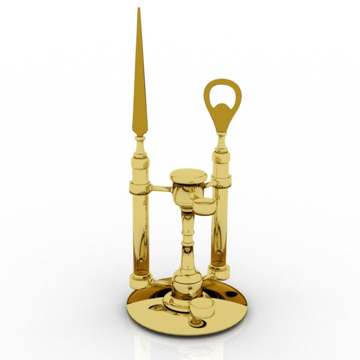 abo cabinet table decor 3D Model Preview #6d78bed6
