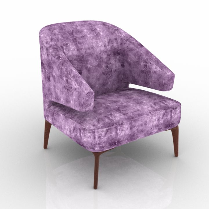 Armchair 3D model large preview
