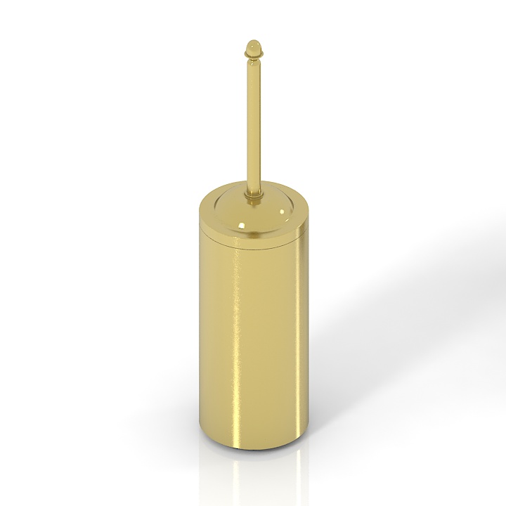 brush accessories bathroom cristal et bronze bin 3D Model Preview #ff910e7e