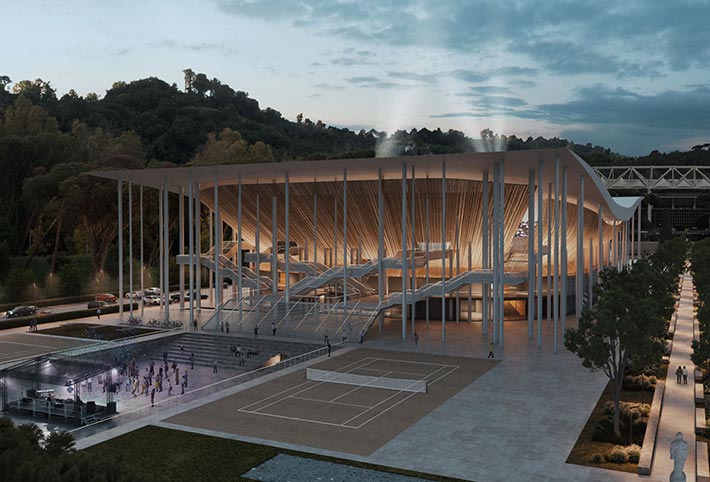 Foro Italico Tennis Stadium, Rome, Italy