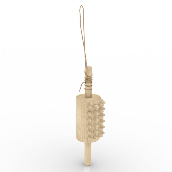 sauna set hand massager 3D Model Preview #f872f922