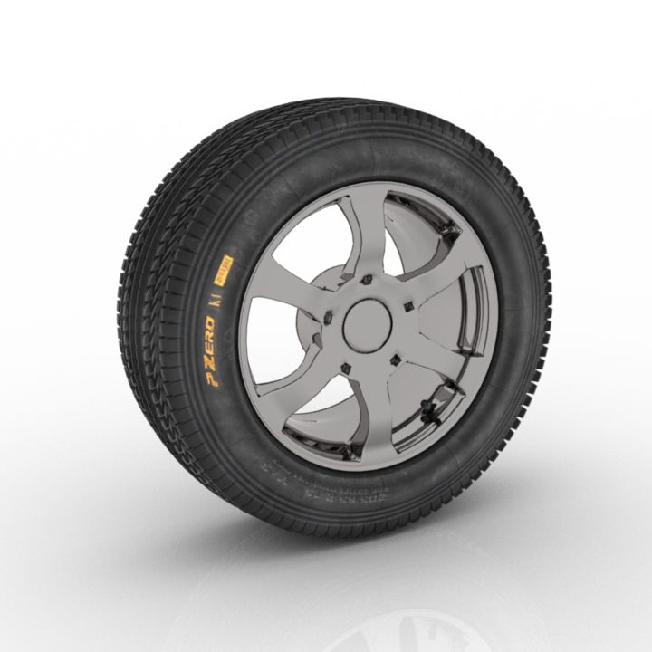 15in wheel car 3D Model Preview #cdefa8db
