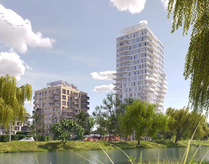 Rinkkaai urban housing development, Ghent, Belgium