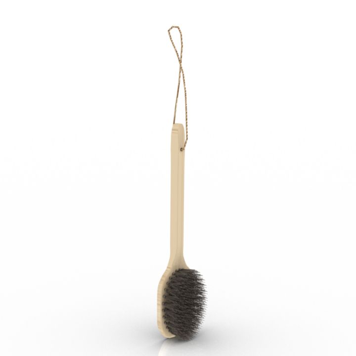 sauna set brush 3D Model Preview #610f2c61