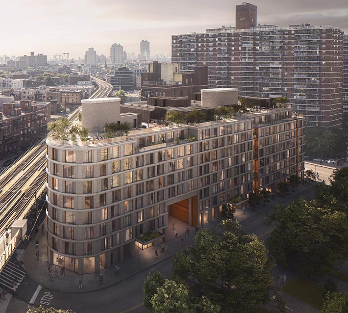 Lorimer House and Copper Lofts by ODA, Brooklyn, NY, USA