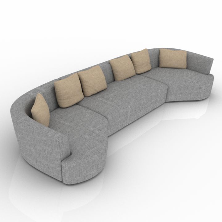 vioski sofa 3D Model Preview #1943f456
