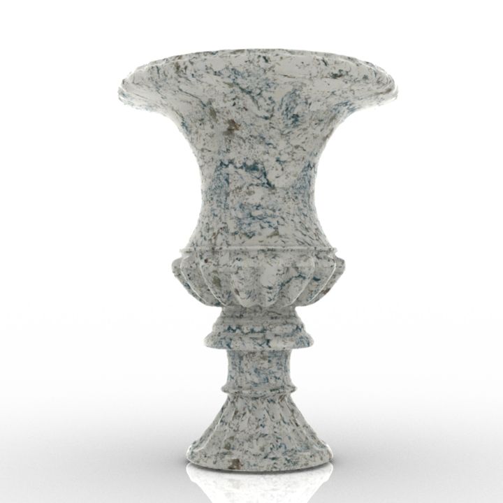antique vase wht 3D Model Preview #a2fa03e8