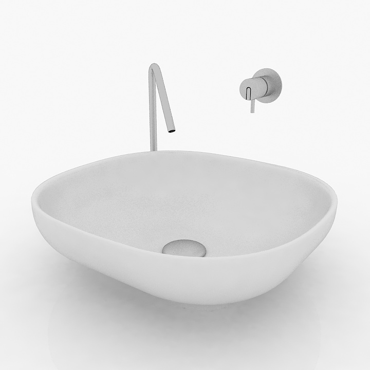 Sink 3D model large preview