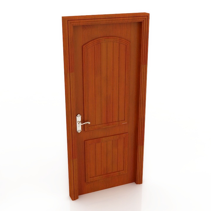 wood door 3D Model Preview #6649ee10