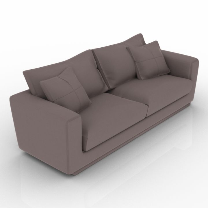 Sofa 3D model large preview
