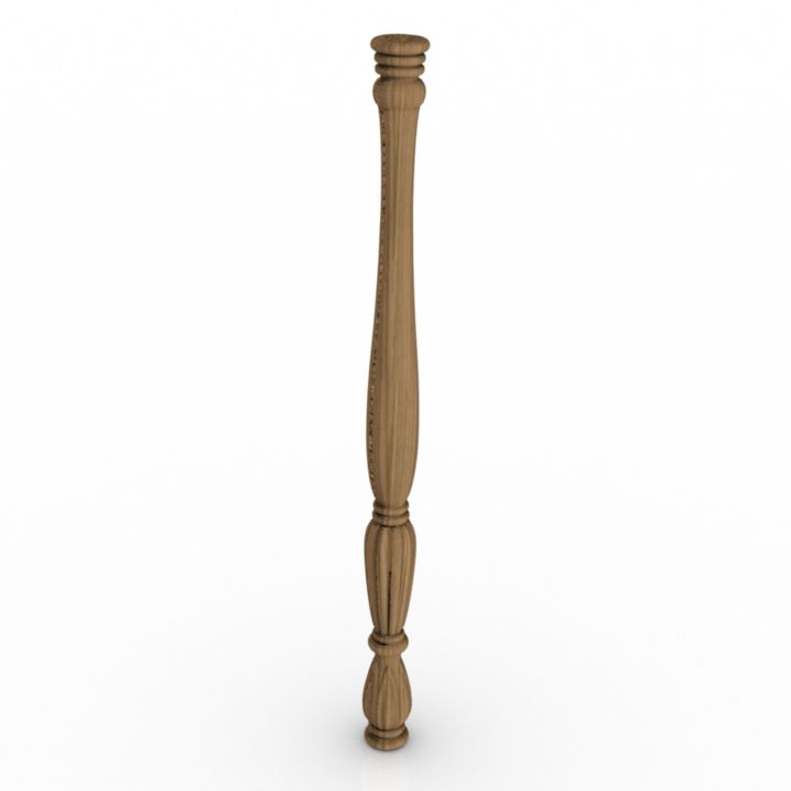 Baluster 3D model large preview