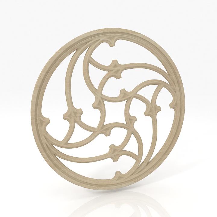 Baluster 3D model large preview