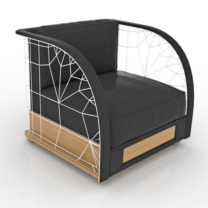 armchair net 3D Model Preview #13b229ab