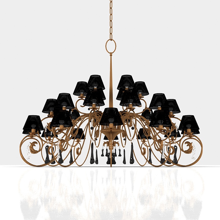 luster baga 1184 chandelier 3D Model Preview #71752b2e