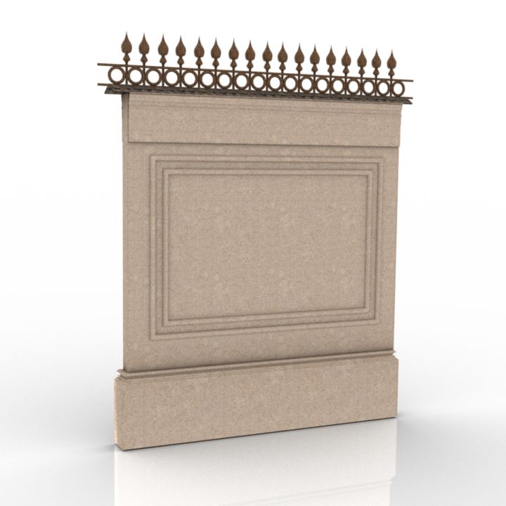 fence arc 3D Model Preview #d7ad6e9a