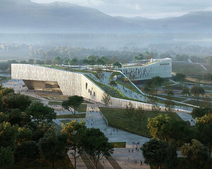 Yellow River National Museum by gmp, Zhengzhou, China
