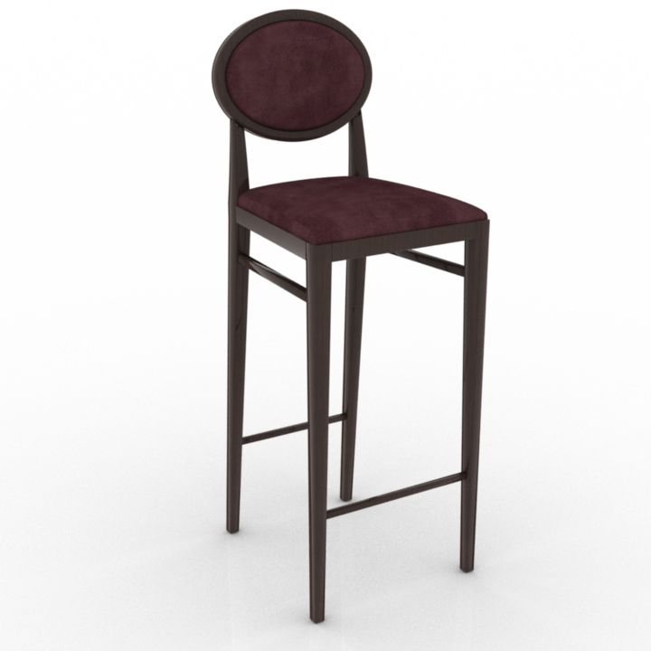 Bar chair 3D model large preview