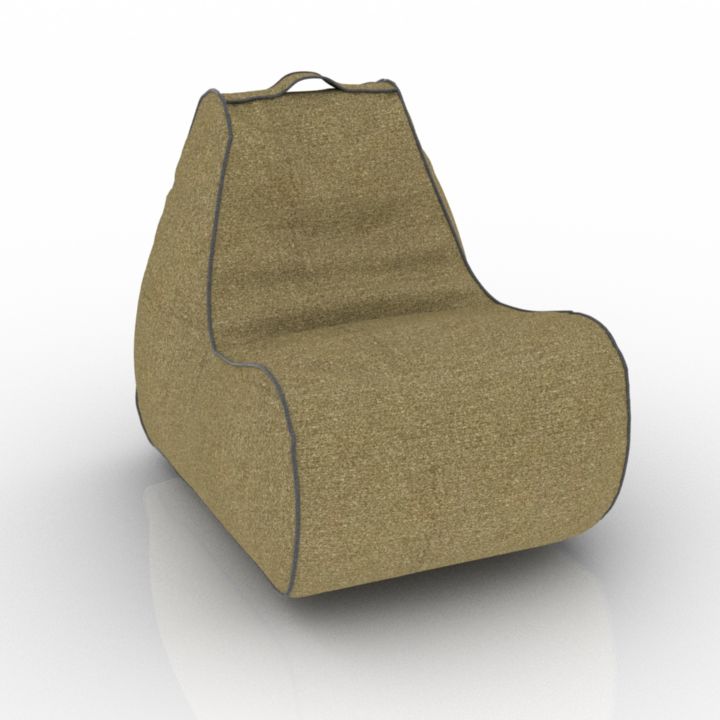 bag bean lujo chair 3D Model Preview #ad5ba00e