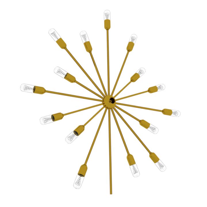 Chandelier 3D model large preview