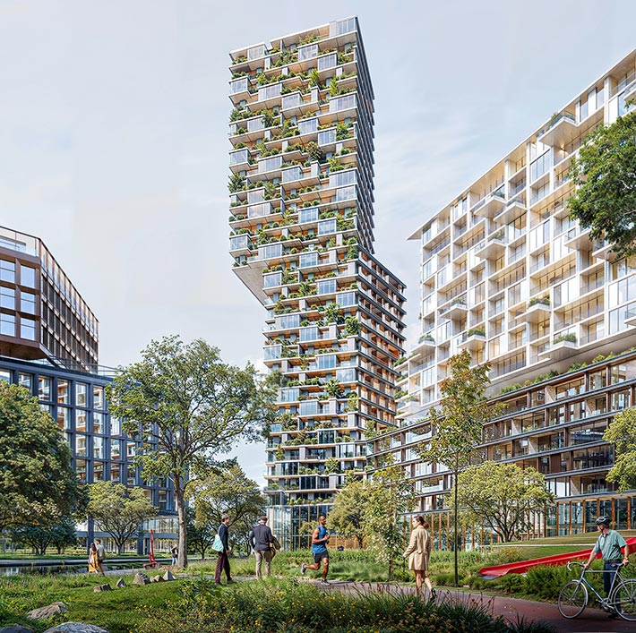 Urban Oasis by Stefano Boeri Architetti, Bratislava, Slovakia