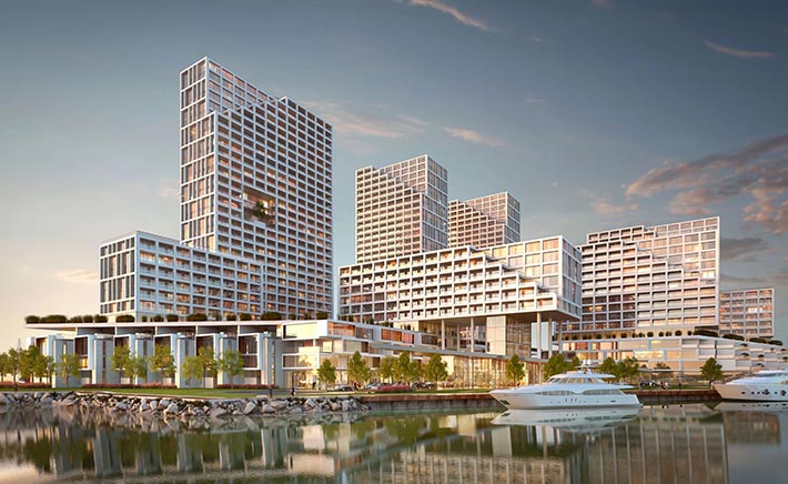 Dockside mixed-use complex, Whitby, Canada