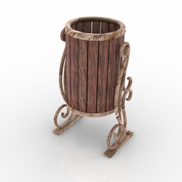 bin street park 3D Model Preview #895d0c58