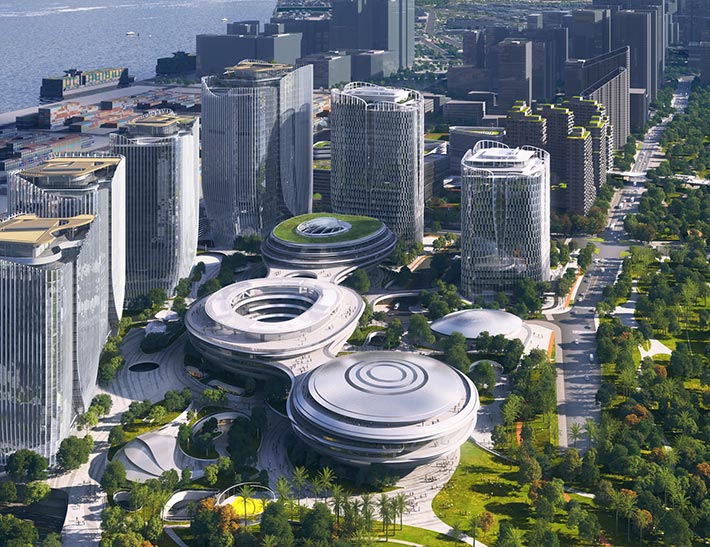 Tencent's Headquarters by MAD Architects, Shenzhen, China