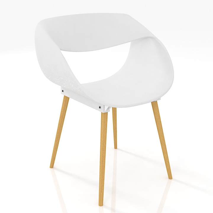 chair wht 3D Model Preview #59881c3e