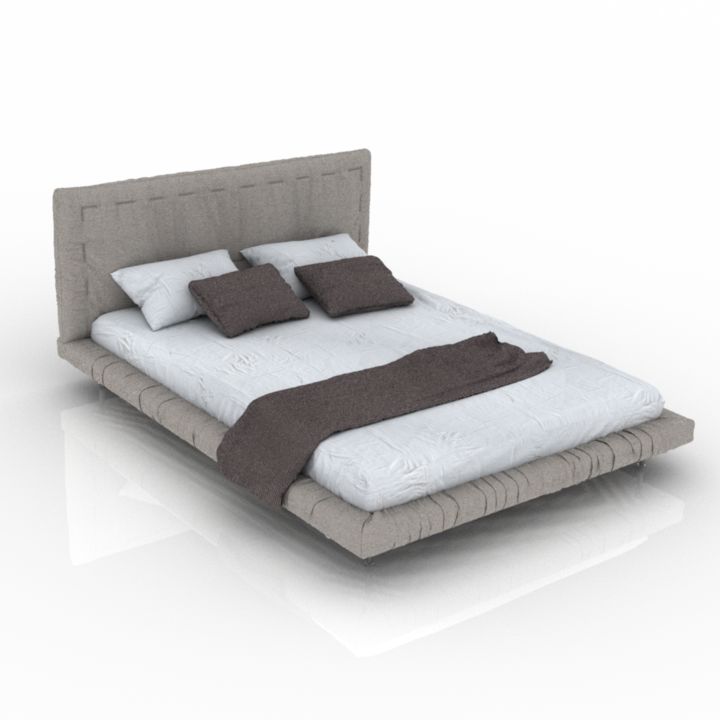 bonaldo eureka bed 3D Model Preview #796dab8b