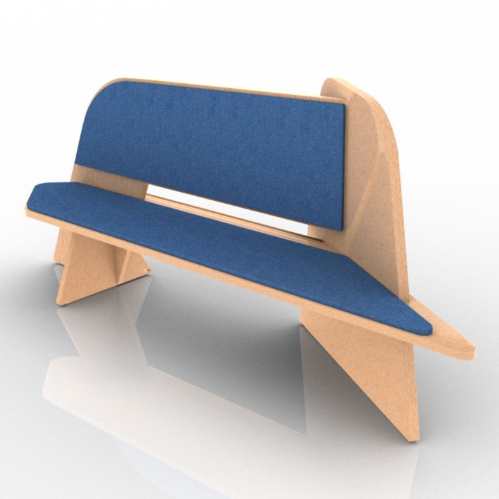 Bench 3D model large preview