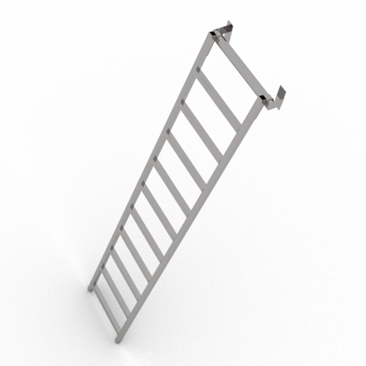 mezzanine ladder stair 3D Model Preview #aed51932