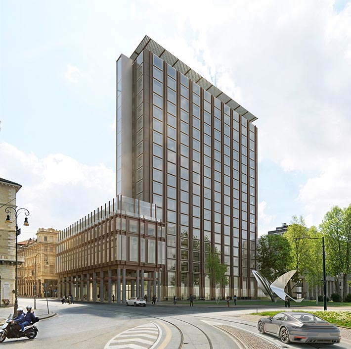 Palazzo Micca redesign, Turin, Italy