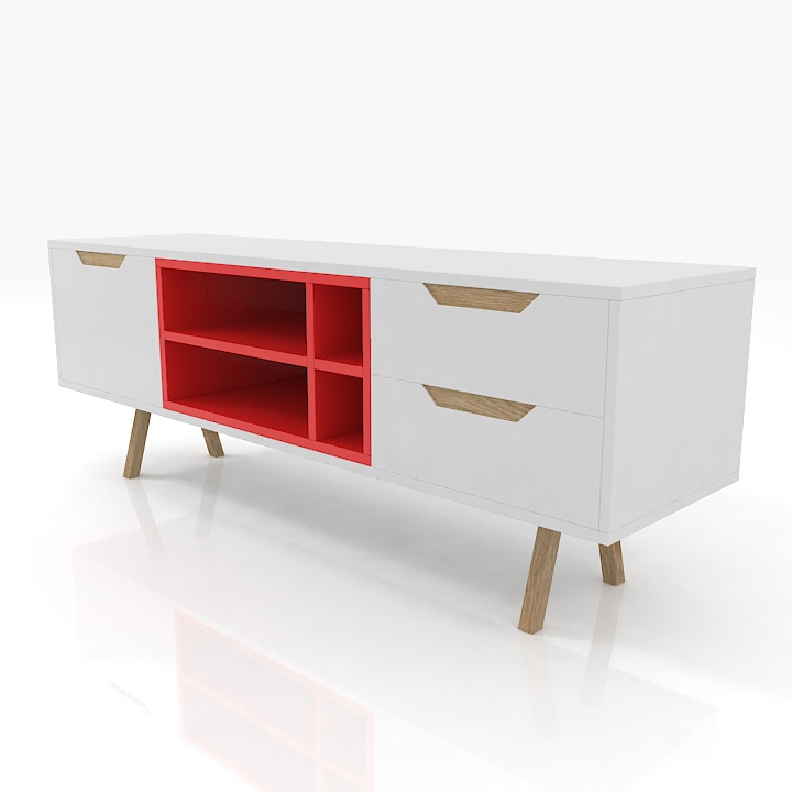 cosmorelax drake tv stand 3D Model Preview #afba8cac